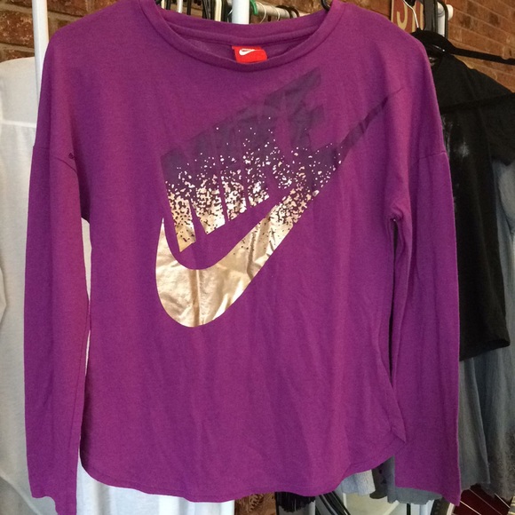 purple nike clothes